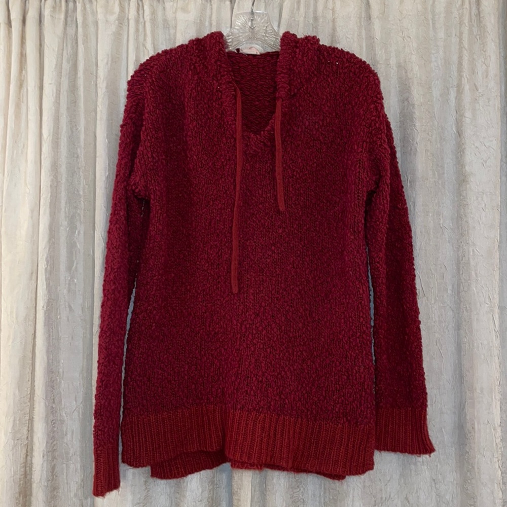 Hem & Thread Hooded Sweater Sz S